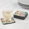 Pimpernel Colorful Breeze Collection Coasters Set of 6 Cork Backboard Heat and Stain Resistant Drink Coasters for Tabletop Protection Measures X