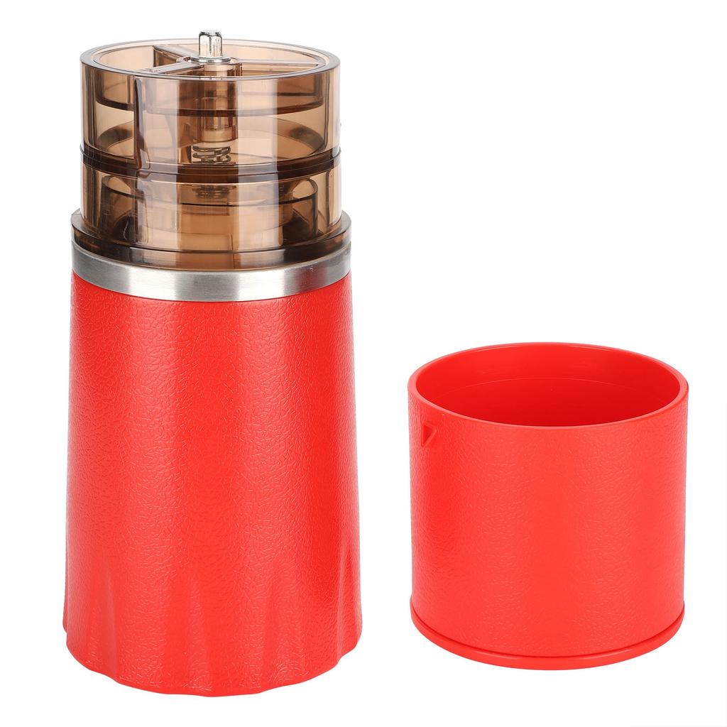 4 In 1 Multifunctional Coffee Maker Coffee Grinding Cup Manual Bean Grinder Coffee SuppliesRed