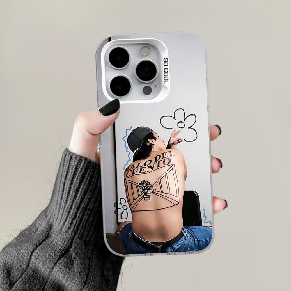 

Latin Mafia Music Group Phone Case For iPhone 16,15,14,13,12,11,Pro,Max,Plus,Mini,XS,SE Anti Fall Gray Silver Matte Hard Bumper iPhone13mini