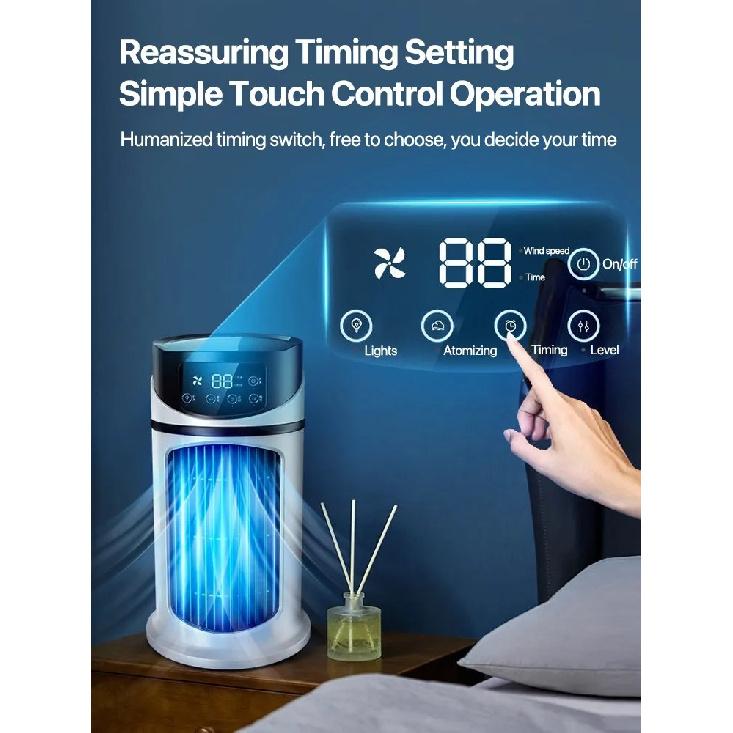Tragbare Klimaanlage USB Mini Klimaanlage Luftkühler Ventilator Wasserkühlventilator Klimaanlage Luftkühler Für Zuhause Büro