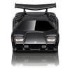 Maisto Scale Muscle Machines Series Diecast Model Car Countach Black 1/64 6-8 (Lamborghini - 15578)
