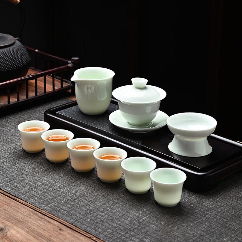 Japanese Style Hand-Painted Ceramic Gongfu Tea Set