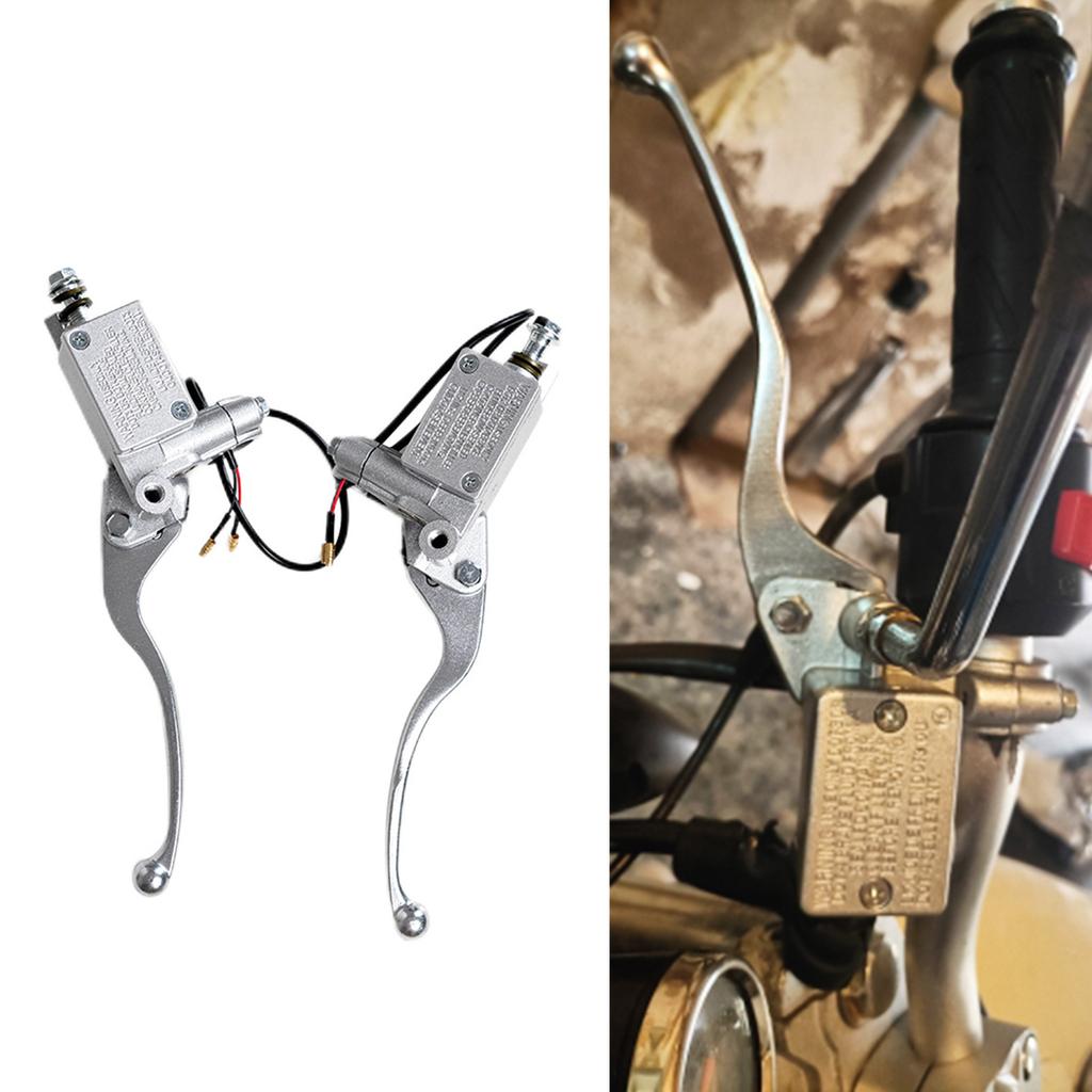 Motorcycle Brake Clutch Pump Lever Dirt Bike Master Cylinder Accessories Universal for 1500 1100 VTX 1300 1800 Dirt Bike