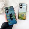 Claude Monet Impressionism Painter Phone Case for OPPO A40 A60 A80 A38 A18 A17 A16 A78 A79 A54 A25 A57 4G 5G Cover Casing