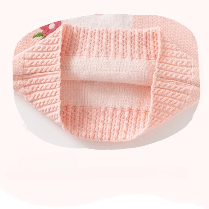 Suéter de Algodón de Punto para Niños con Conejito Primavera y Otoño Niña Suéter Dulce Suave