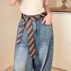 Printed JK Uniform Necktie Stripe JK Ties Simple Belt Accessories  Students