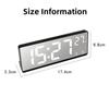 2023 Digital Alarm Desk Clock for A Bedroom LED Clock with Temperature Electronic Table Date Display with Large Screen Home Decor