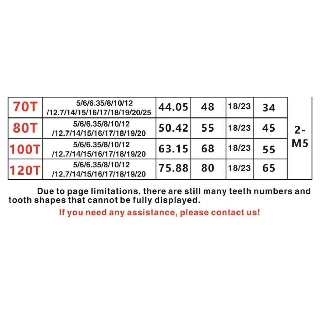 30T/40T/50T/60-Teeth, 2GT Timing pulley, used in transmission systems for DIY/CNC/3D printers, G2M Synchronous toothed wheel