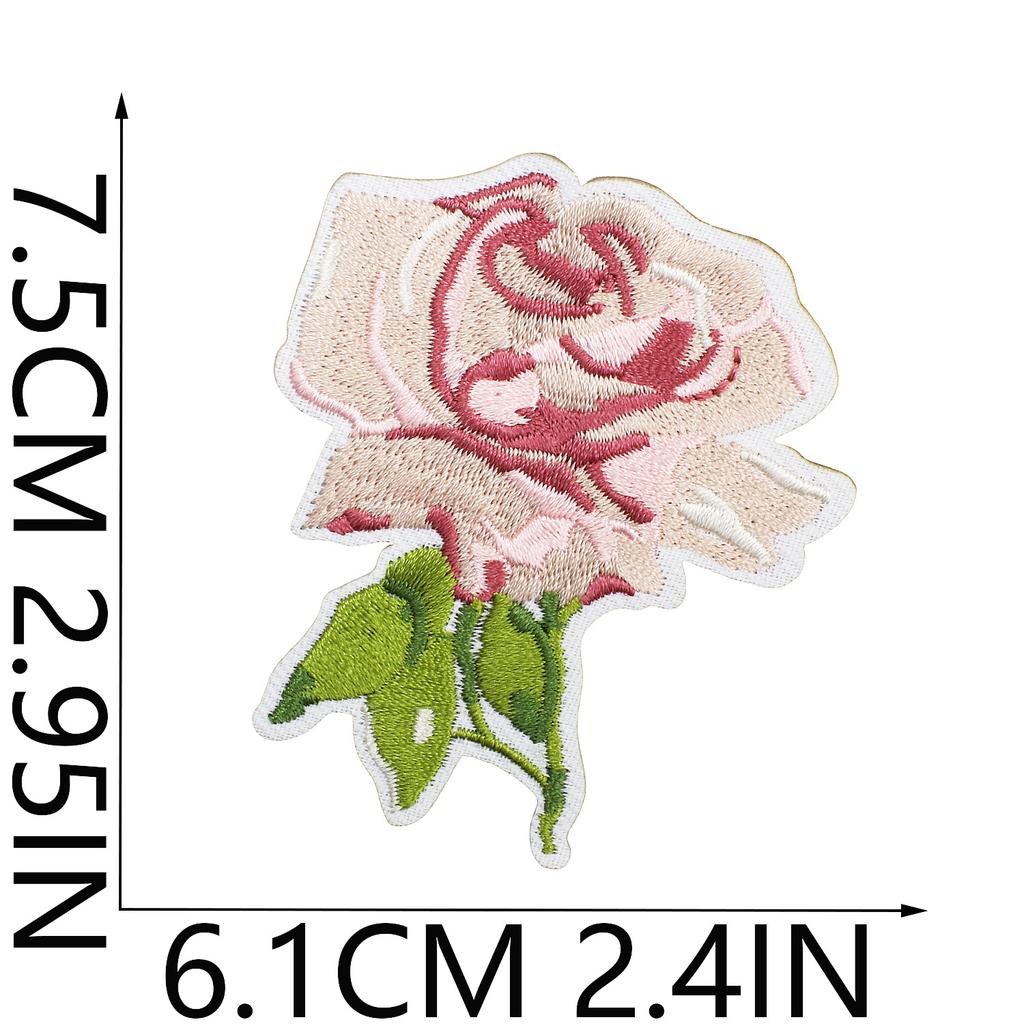 Dance Shoes Embroidery Cloth Sticker Butterfly Shell Patch Sticker Cherry Love Computer Embroidery Label Bag Decoration Chapter Boy