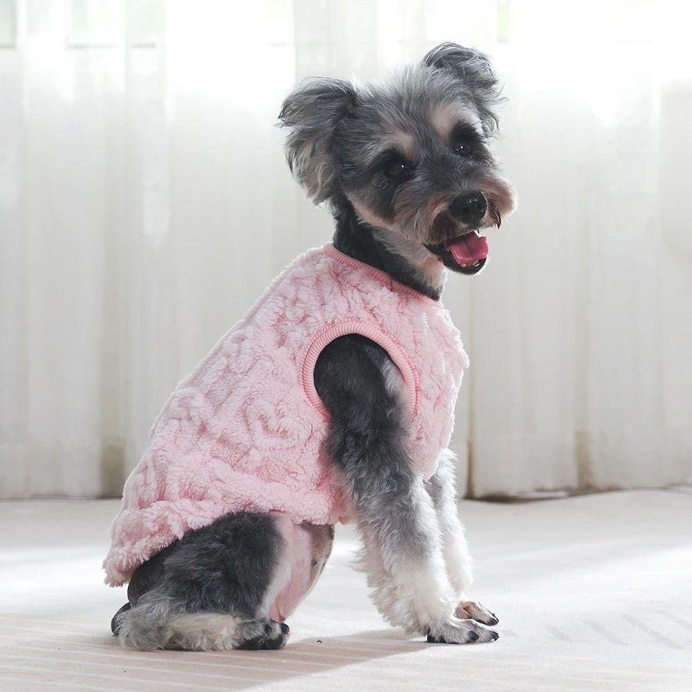 Warm Winter Fleece Dog Clothes Cute Costume Puppy Outfits High Quality Pet Vest Jacket Cats