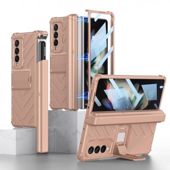 Stand Phone Holder Case Shockproof Magnetic For Samsung Galaxy Z Fold3 Cover