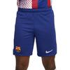 Nike Barcelona 23/24 Season Home Fan Version Logo Print Elastic Football Shorts Men shorts Blue DX2709-455