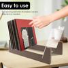 Vinyl Record CD Storage Rack Wood Magazine Album Display Stand Large Capacity Deskop Holder for Home Art Collection Decor NEW