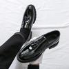 Fashion Soft-Soled Slip-On Shoes Comfortable Men's Loafers Versatile Casual Business Dress Shoes Male Formal Leather Shoes Moccasins