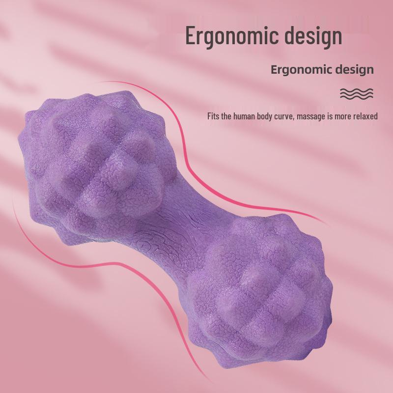 Yoga Peanut Massage Ball for Muscle Relaxation - Solid Durian Design for Foot, Shoulder, and Neck