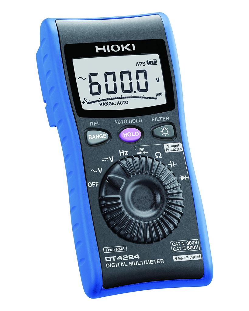 HIOKI Digital Multimeter DT4224 Tester DMM Made In Japan (Slim Model)