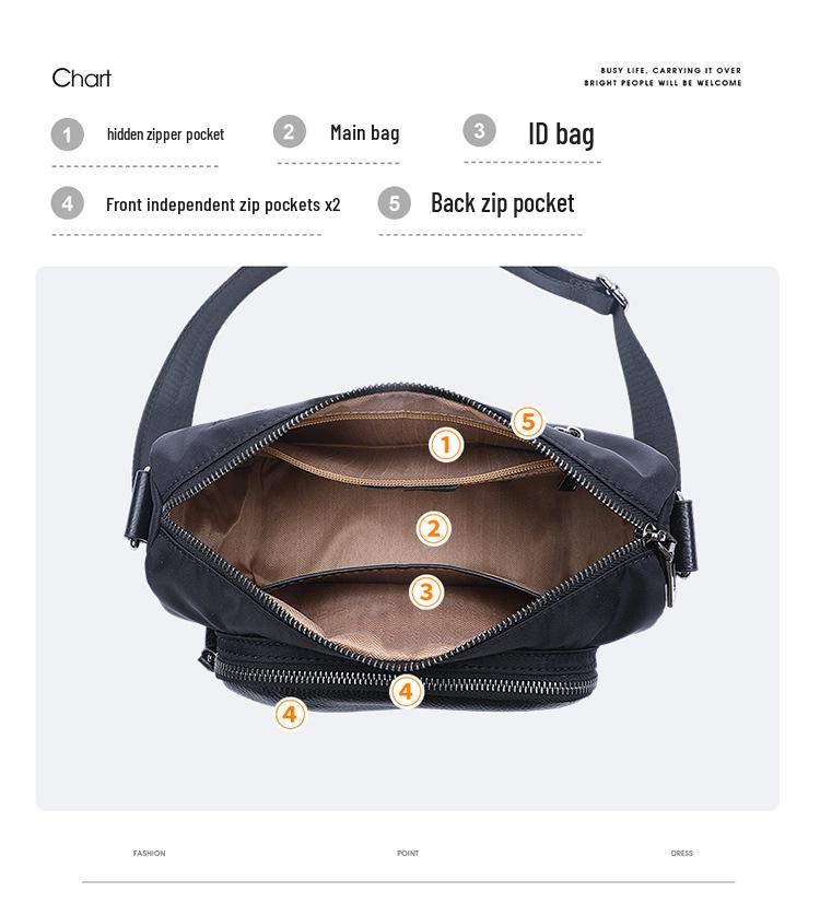 Women's Large Capacity Genuine Leather Crossbody Bag (2025) - Versatile Casual & Cowhide Shoulder Bag