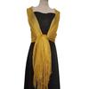 Elegant Bride Shawl Ultralight Pure Color Tassels Decor Evening Shawl for Female