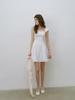Sinseuden French Embroidered Mini Dress