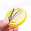 3pcs Lemon Slices Hair Clip Cosplay Halloween Hair Barrettes Realistic Hairpin for Stylish Hairstyles