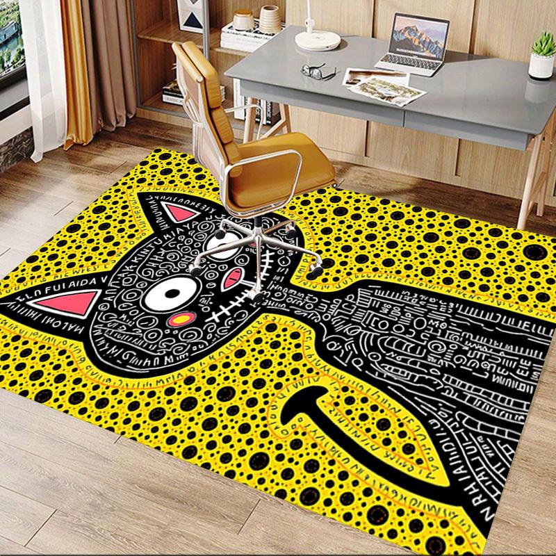 1PC cat pattern Extra Large Non Slip Floor carpet, Office, family, bedroom, Studio Large Area Rug Indoor Rugs