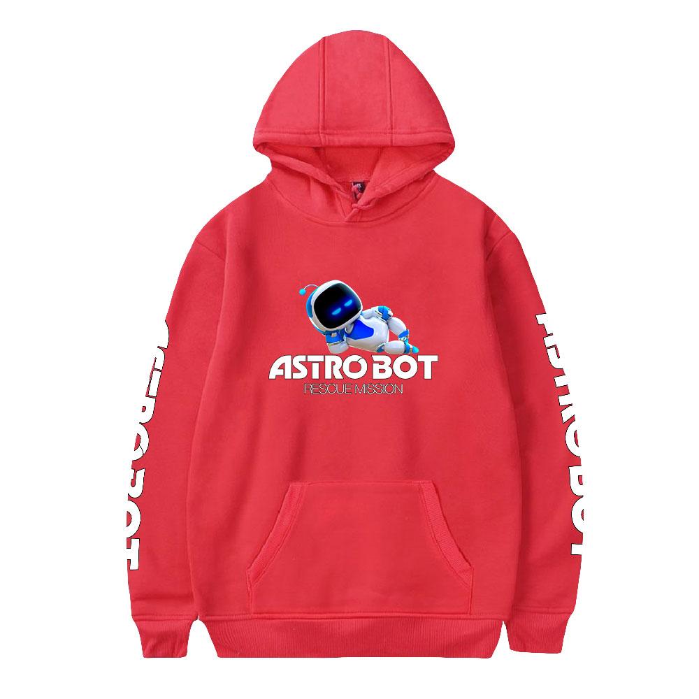 Mens Womens Hoodie Astro Bot Hoodies Streetwear Casual Printed Hooded Pullover Sweatshirts