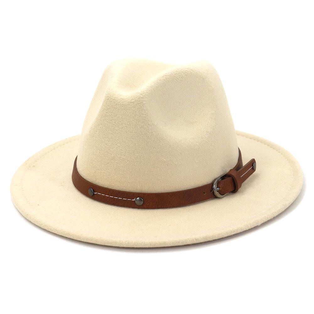 Fedoras Winter Hut Für Frauen 59-61 CM Männer Panama Gefilzt Jazz Hüte Neue Trilby Kirche Kappe sombreros de mujer