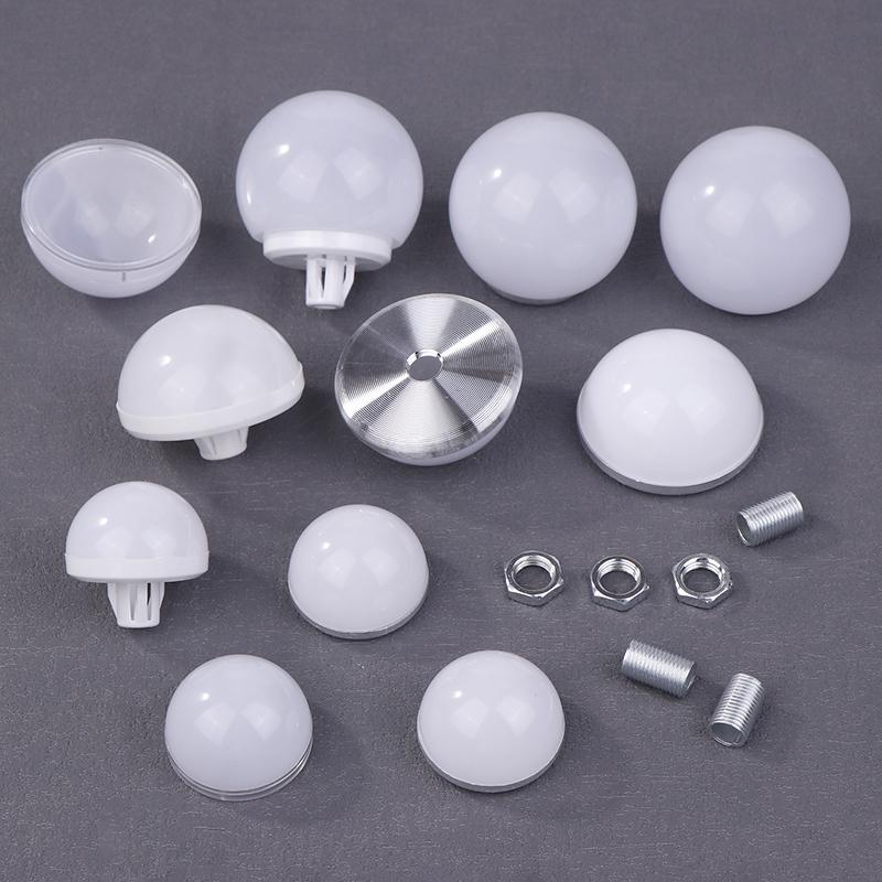 5Pcs Led Plastic Half-Bulb Bulb Makeup Mirror Bulb Plastic/Aluminum Base Shell Home Ceiling Restaurant Light Mirror Front Light