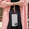 High-End Luxurious British-Style Phone Lanyard: Women's Woven Rope Wrist Strap, Anti-Drop Design