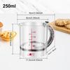 Adjustable Measuring Cup Multi-functional 4in1 Push Type Measuring Cup Seal Base Measure Cube Cups for Cooking Kitchen Accessory