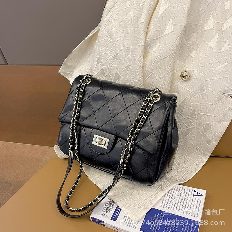 Internet celebrity explosion chain small bag women's bag 2025 new trendy texture large capacity shoulder bag fashion messenger bag