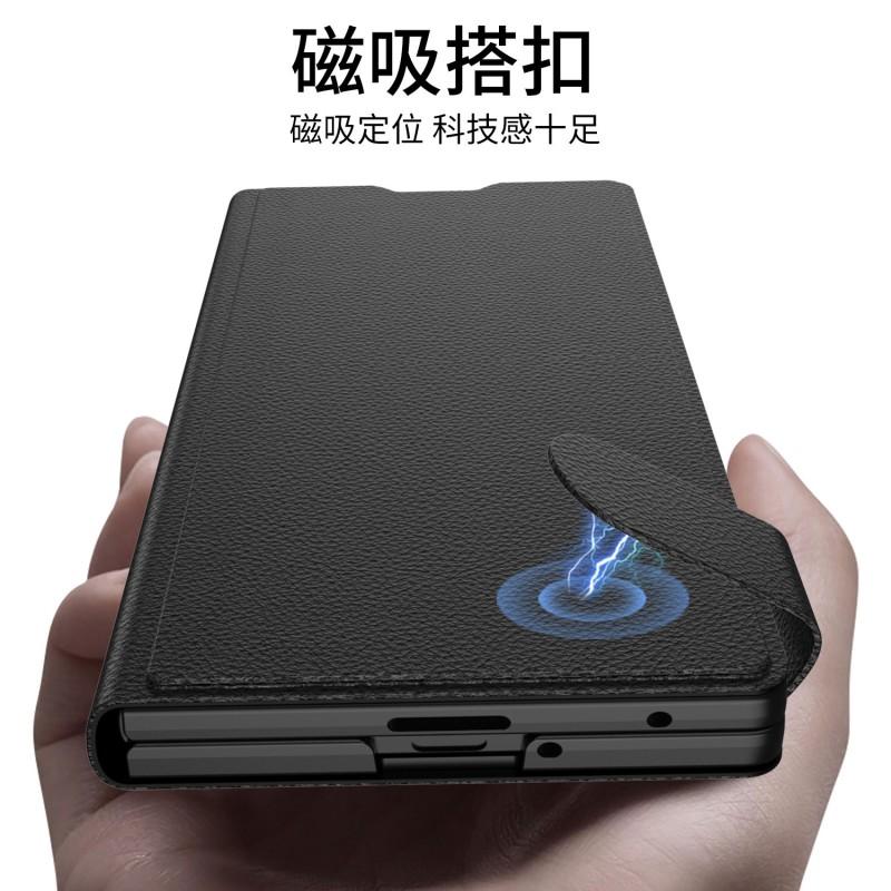 Galaxy Z Fold8 Ultra Fold7 Flip Case Wallet Folio With Card Slots Stand Magnetic Full Protection PU Leather