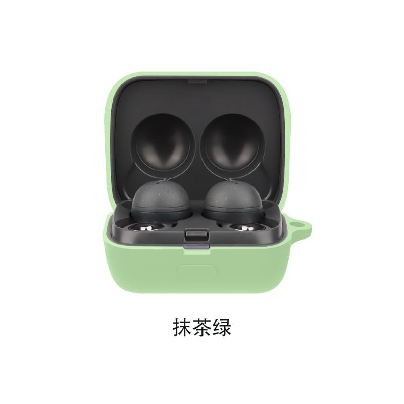 Silicone Bluetooth-compatible Headphone Protective Cover Solid Color Soft Shell Compatible For
