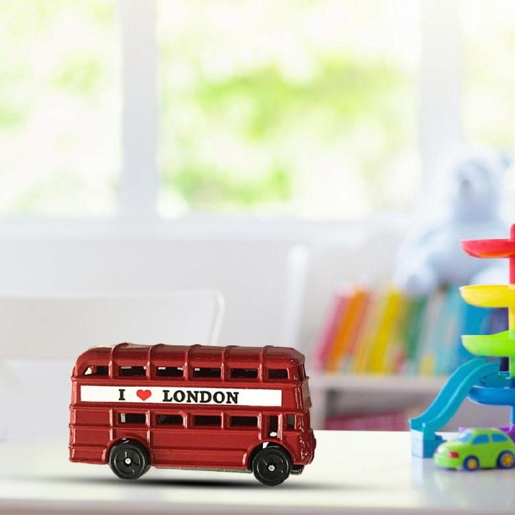 Decorative Fridge Magnets Double Deck British Bus And Telephone Box Fridge Magnet 3D Landmarks