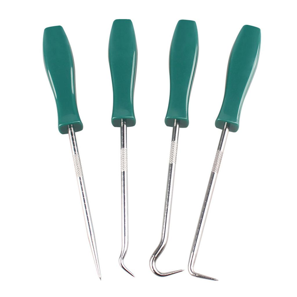 4Piece Auto Oil Seal Screwdriver Seal Gaskets Puller Remover Pick Hook Repair Tool Kit for Mechanic & DIYer Enthusiasts