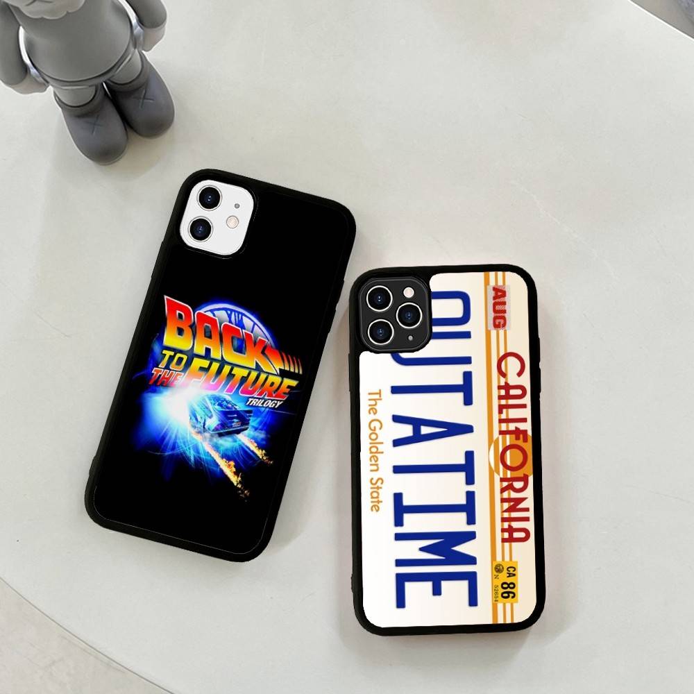 Back To The Future PC+TPU Protective Phone Case For IPhone 17 16 Pro Max 15 Plus 14 13 12 11 Cover