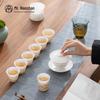 Nanshan Mister Wuzheng Series Ice Jade Porcelain Gongfu Tea Set