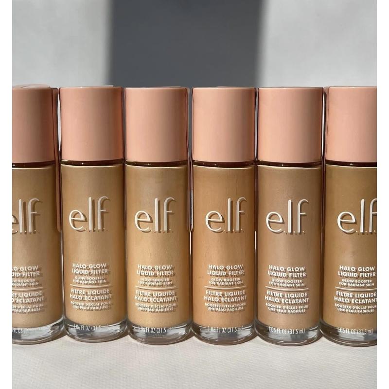 E.l.f. Halo Glow Liquid Filter, Hydrating Lightweight Glossy Foundation Concealer for All Skin Types