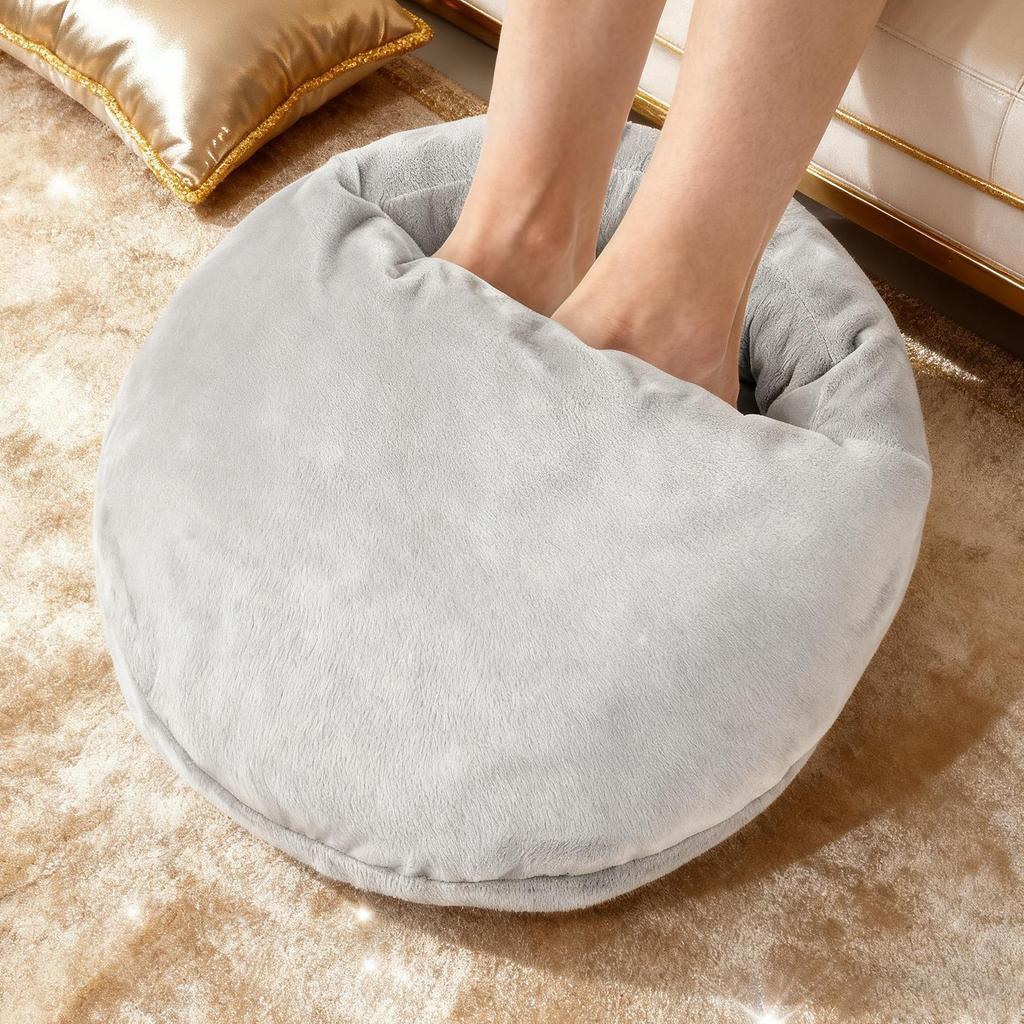 Elektrický ohřívač nohou Ohřívací podložka s konstantní teplotou Měkká sametová omyvatelná zimní teplá noha pro domácí ložnici Ohřívač nohou