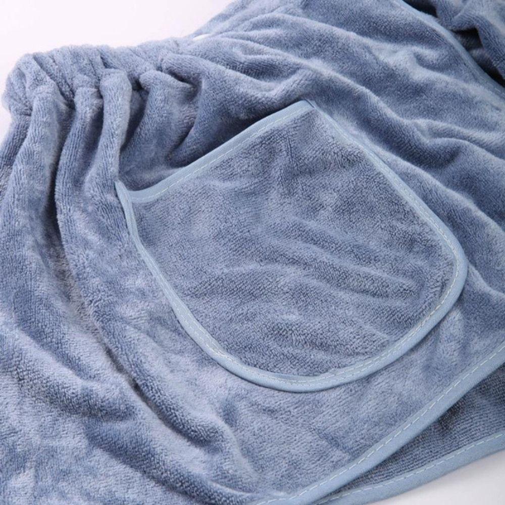 Short Men's Sexy Shorts Pajamas Swimming Thick Open Pajamas Towel Side Split Soft Microfiber Bath Shorts for Adults