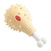 Safe Chewing Toys for Small Medium Large Dogs Dog Treat Dispenser Toy, Spiky Chicken Leg Chew Rubber Interactive Puppy Teething Puzzle Feeder