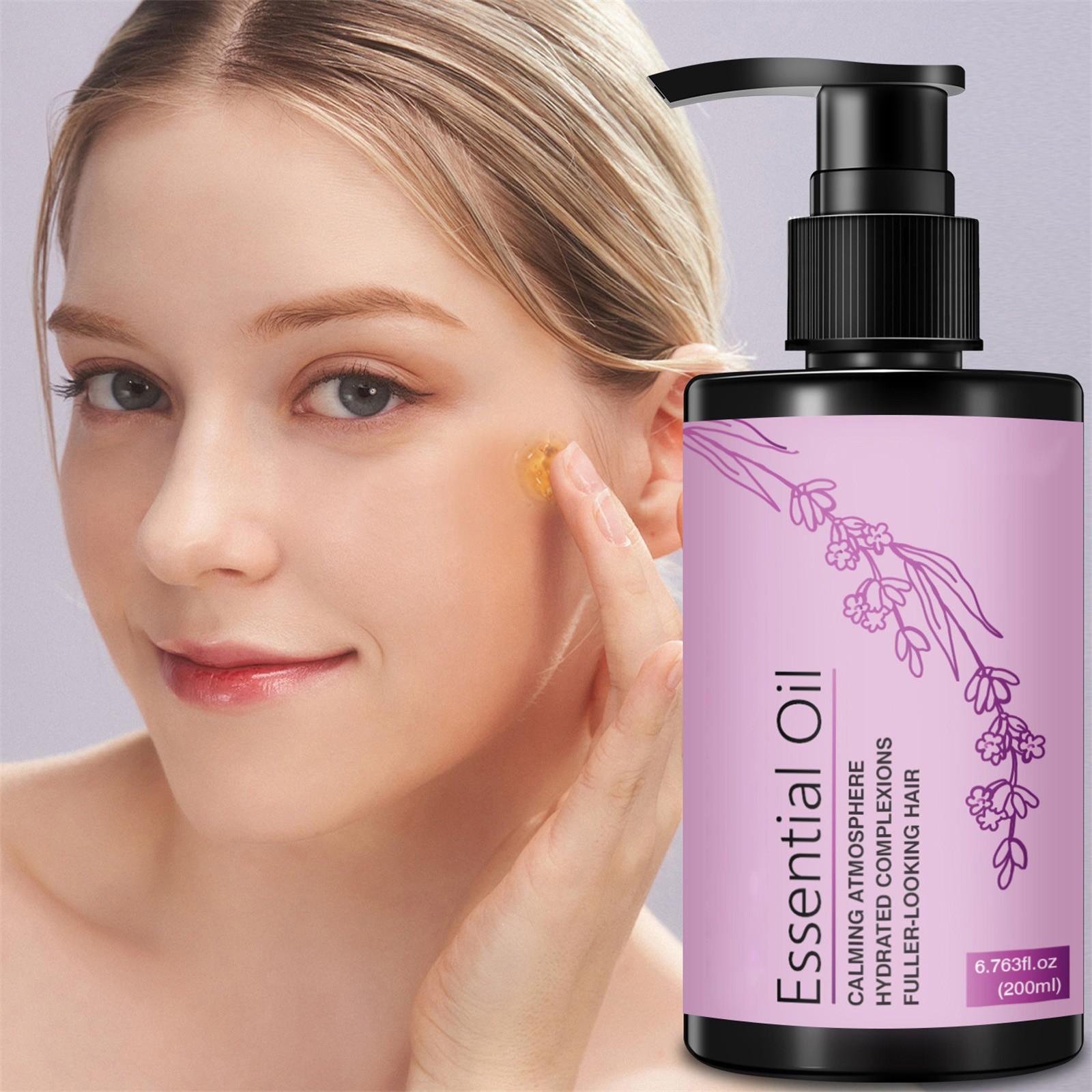 

Лосьон для ухода за кожей с лавандой, гладкие волосы, успокаивающее массажное масло для тела, сон, спа для всего тела, для домашнего спа-ухода за собой, 200 мл, One Size