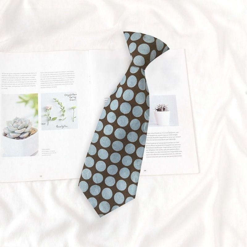 Kids Pattern Polyester Lazy Tie With Clip For School Uniforms And Gift Ideas