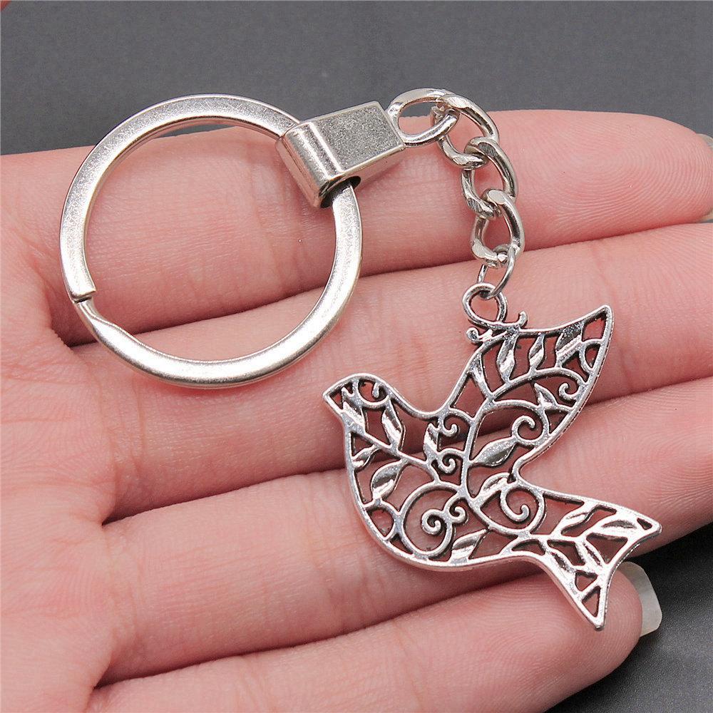 30mm Keychains Butterfly Bird Kids' Jewelry Materials QY010
