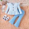 Kids Casual Long-Sleeve Set, Comfortable Daily Wear Outfits