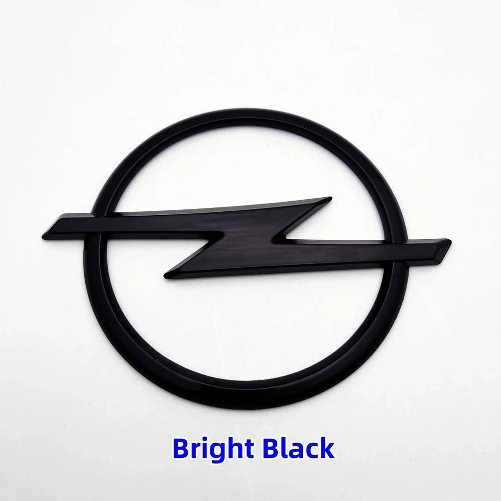 1pcs 3D 145mm  ABS Car Front Grille Hood Bonnet Emblem Rear Trunk Bumper Badge Logo Car Stickers Styling Accessories for Opel