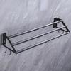 Upgrades Stainless Steel Towel Hold with Extendable 3 Rod Modern Towel Organize Suitable for Bathroom & Kitchen Use