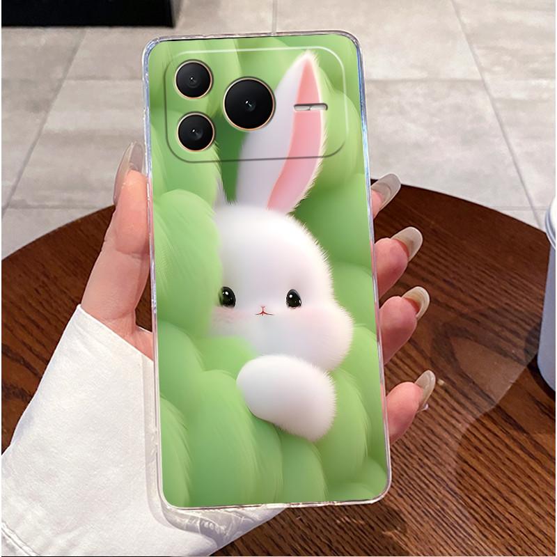 Cute Panda Cat Rabbit Pattern Phone Case For Honor Power2 Transparent TPU Silicone Shockproof Soft Casing For Honor Power2 Shell