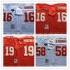 Kansas City Chiefs Maglia da Football Retro Uomo Cotone Abbigliamento per tifosi sportivi Taglia dalla S alla XXXL