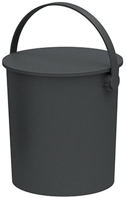 JEJ Astage Fermat Bucket (20L, Black) - Suitable for Sitting, Toy Storage, and Outdoor Use. Weight Capacity: 150kg. Dimensions: 37cm (W) X 33.5cm (D)